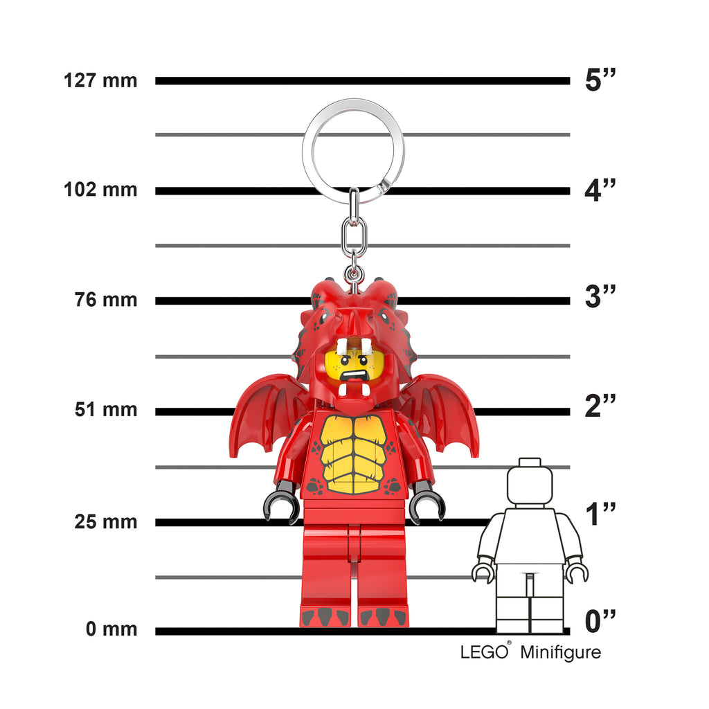 LEGO Minifigures Keychain Red Dragon Suit Guy