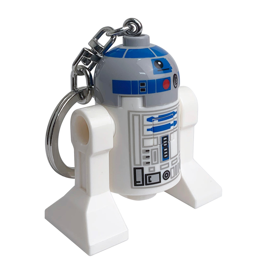 LEGO STAR WARS R2-D2 KEYCHAIN LIGHT ON HANG TAG