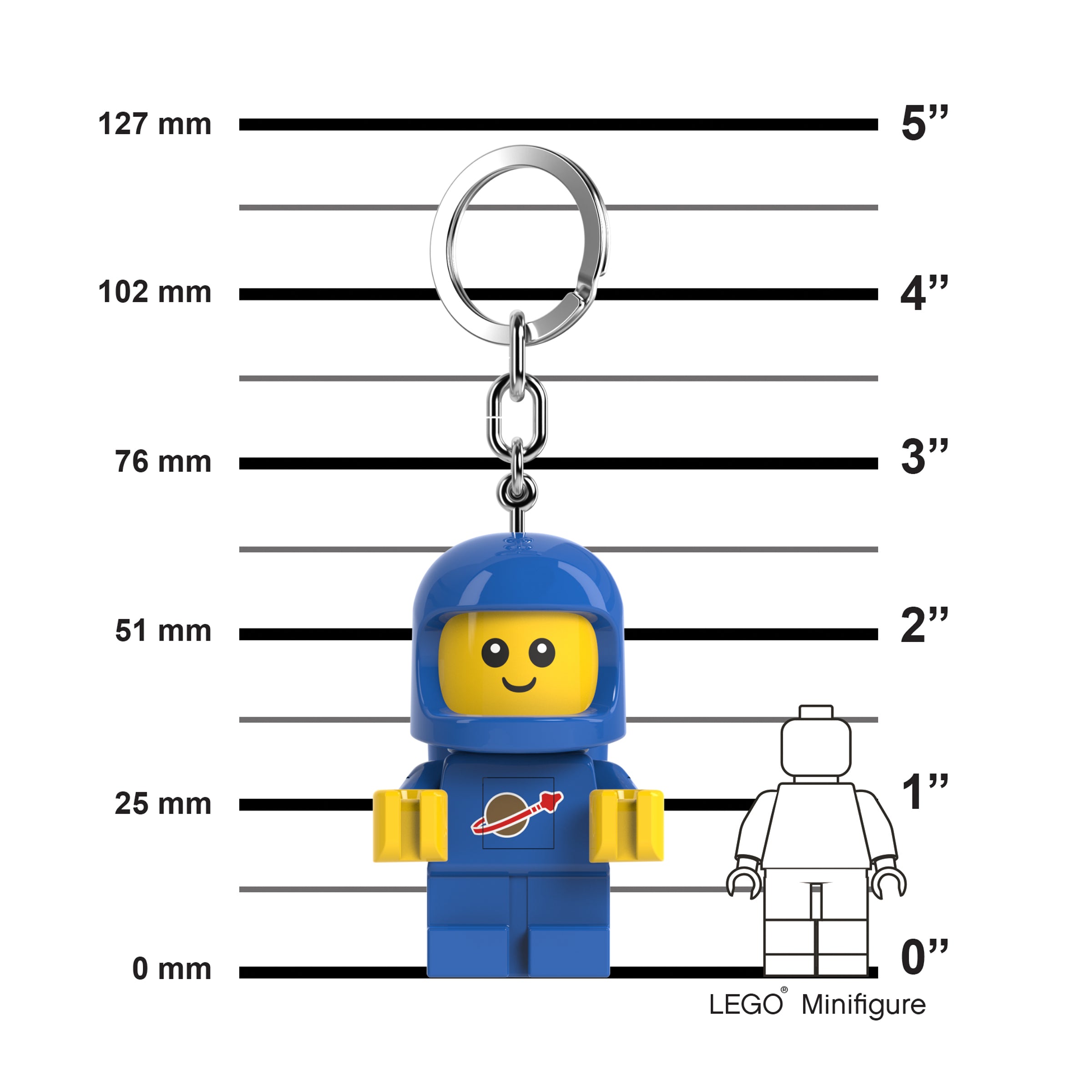 LEGO Space Baby Keychain Light