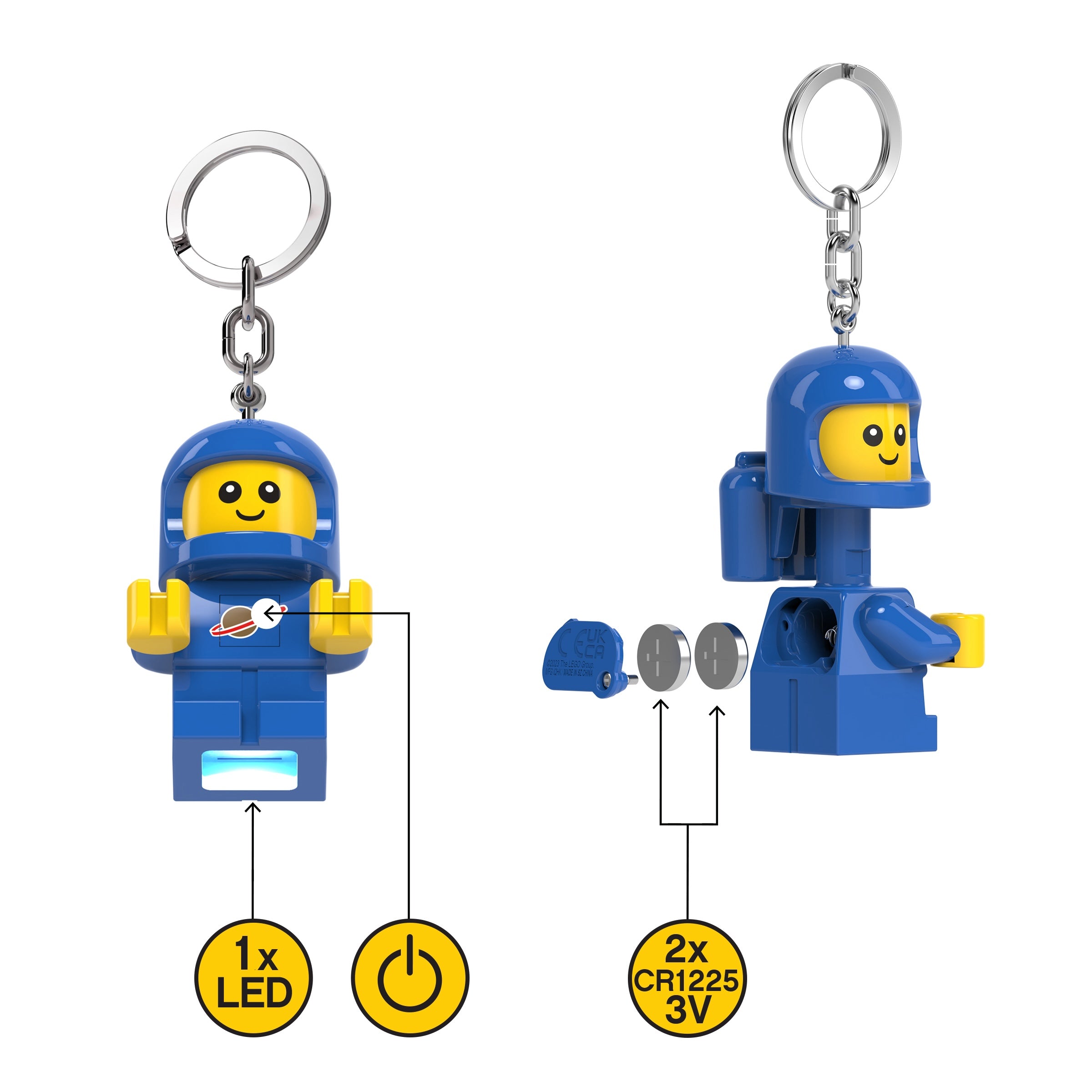 LEGO Space Baby Keychain Light