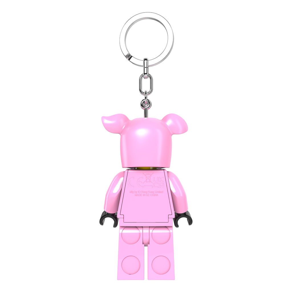 Lego Minifigures Keychain Light Piggy Girl