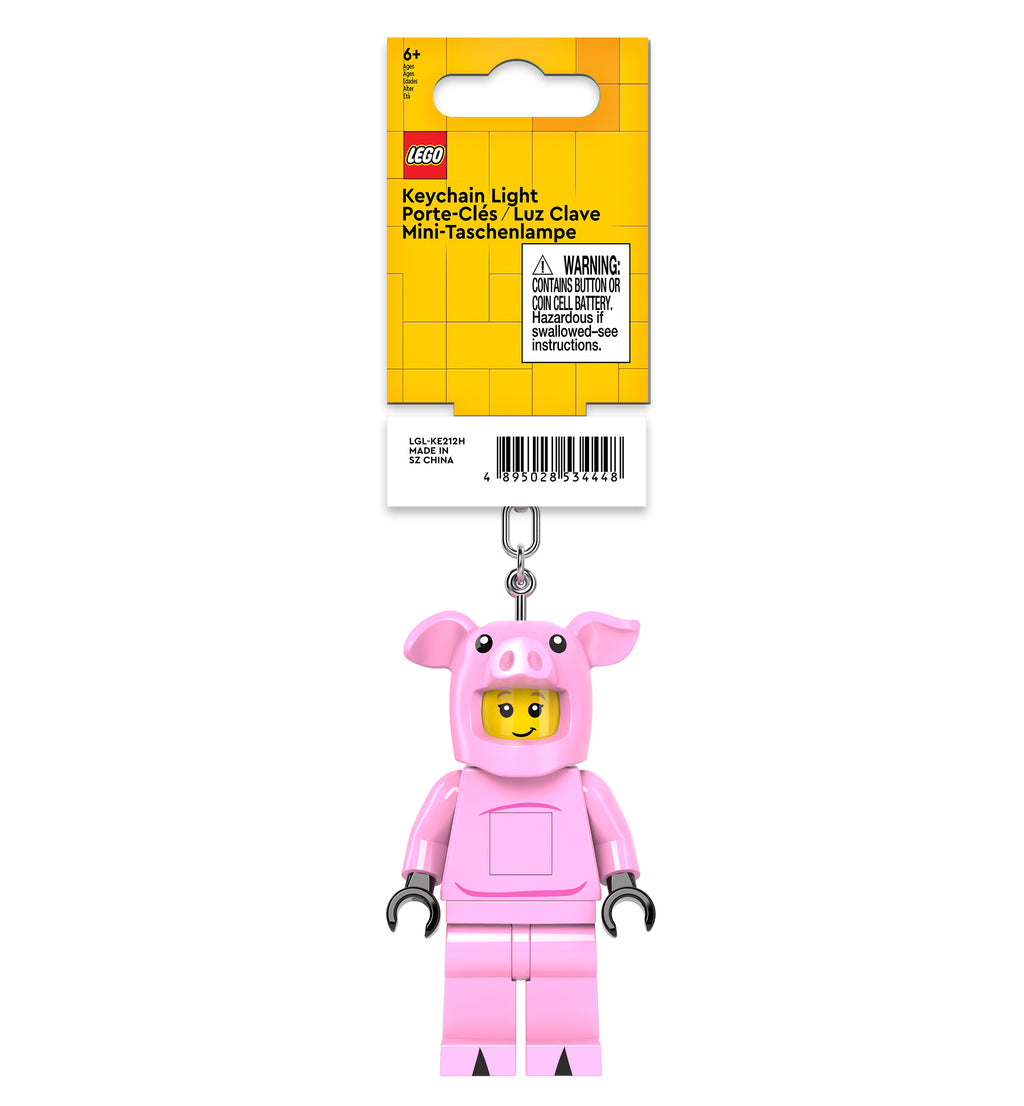 Lego Minifigures Keychain Light Piggy Girl