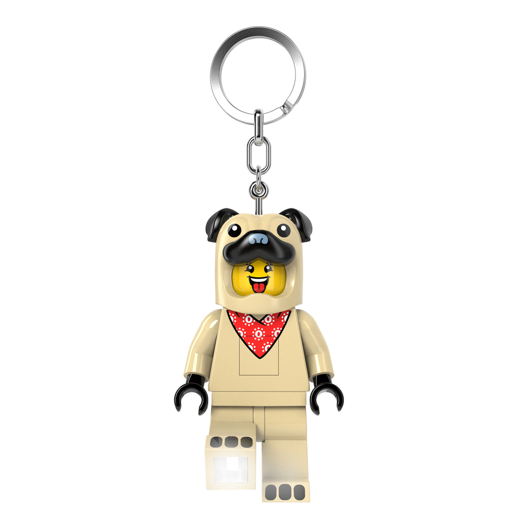 Lego Minifigures Keychain Light Pug