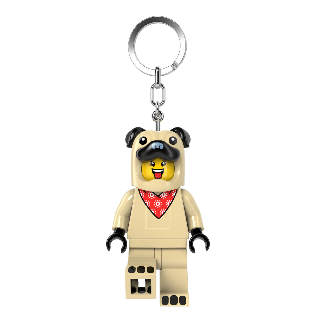 Lego Minifigures Keychain Light Pug