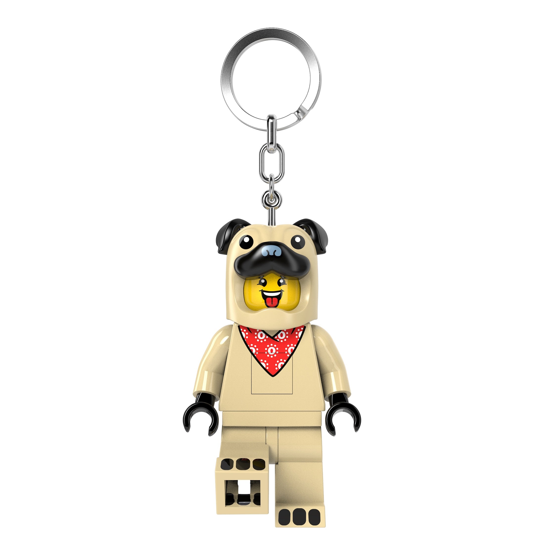 Lego Minifigures Keychain Light Pug