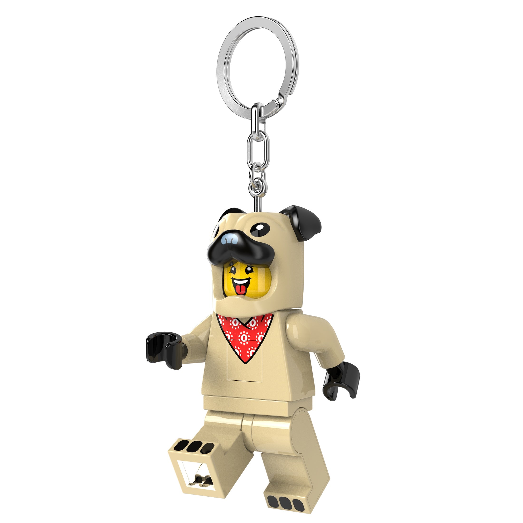 Lego Minifigures Keychain Light Pug