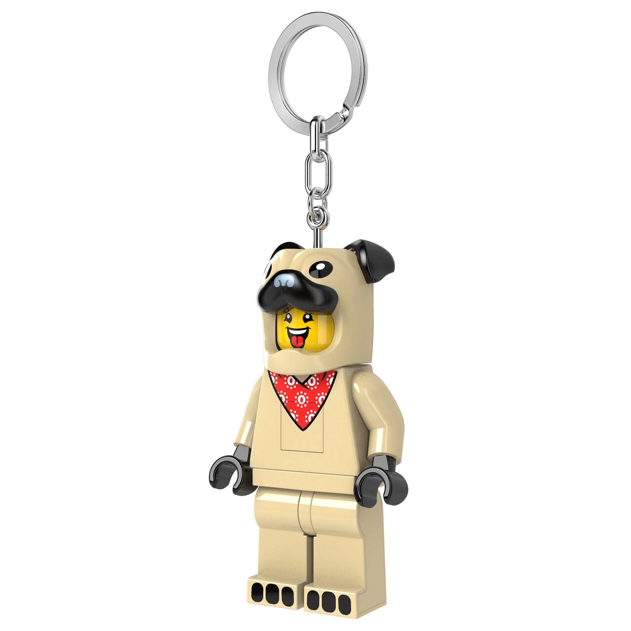 Lego Minifigures Keychain Light Pug