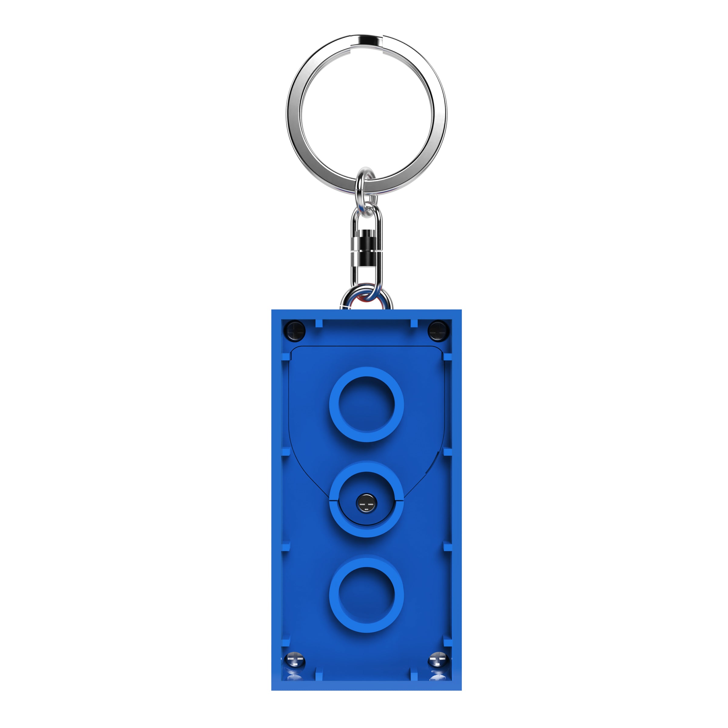 LEGO 2 x 4 Brick Keychain Light Blue