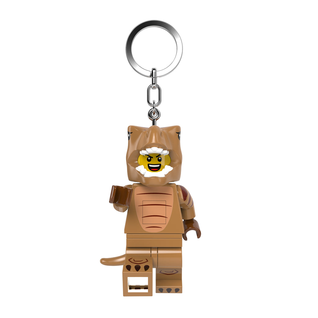 LEGO Minifigures Keychain Light T-Rex Costume Fan