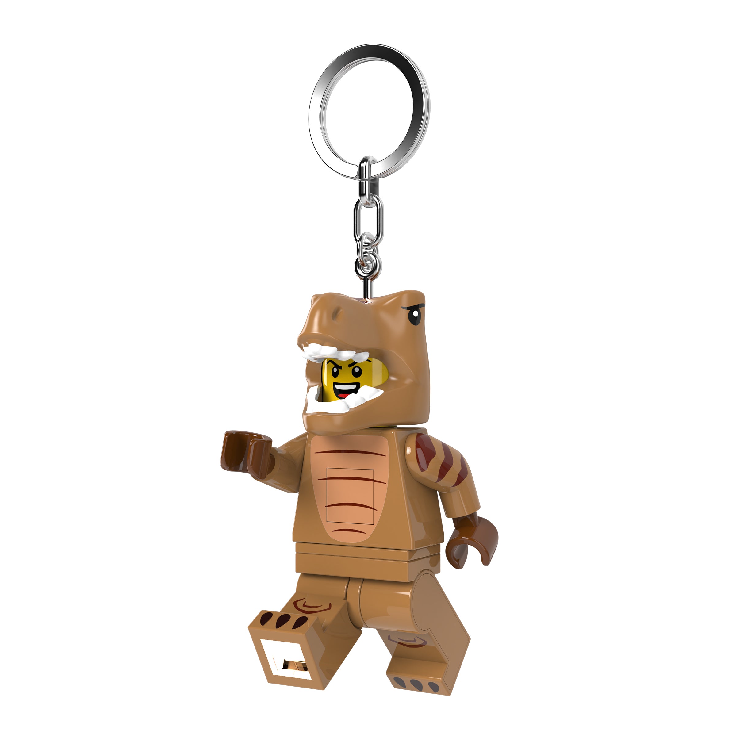 LEGO Minifigures Keychain Light T-Rex Costume Fan