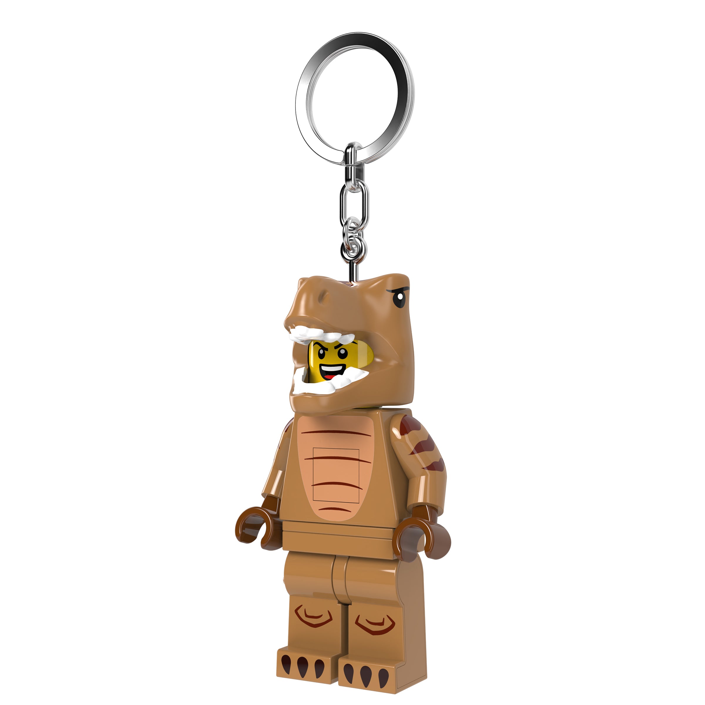 LEGO Minifigures Keychain Light T-Rex Costume Fan