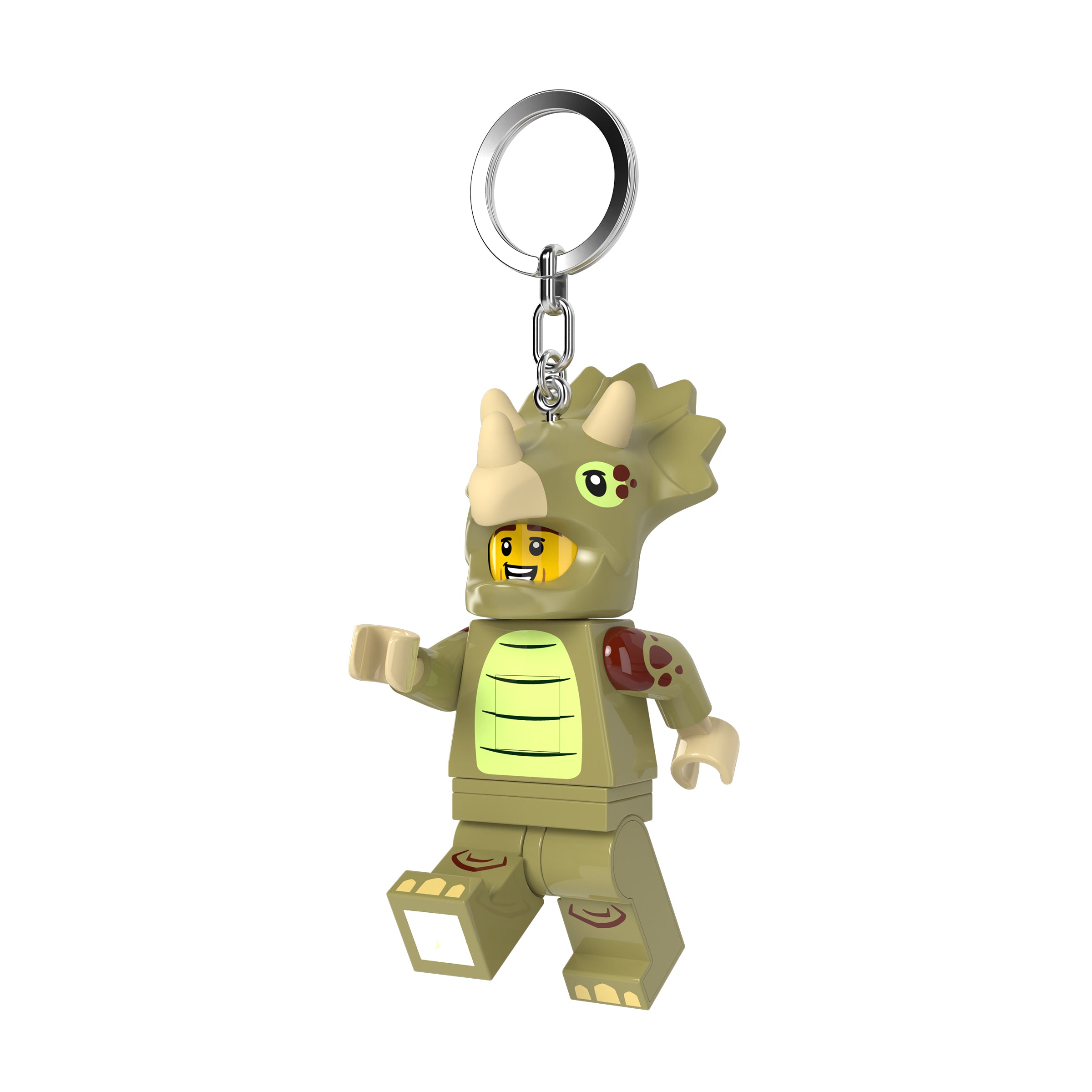 LEGO® Minifigures™ Keychain Light Triceratops Costume Fan