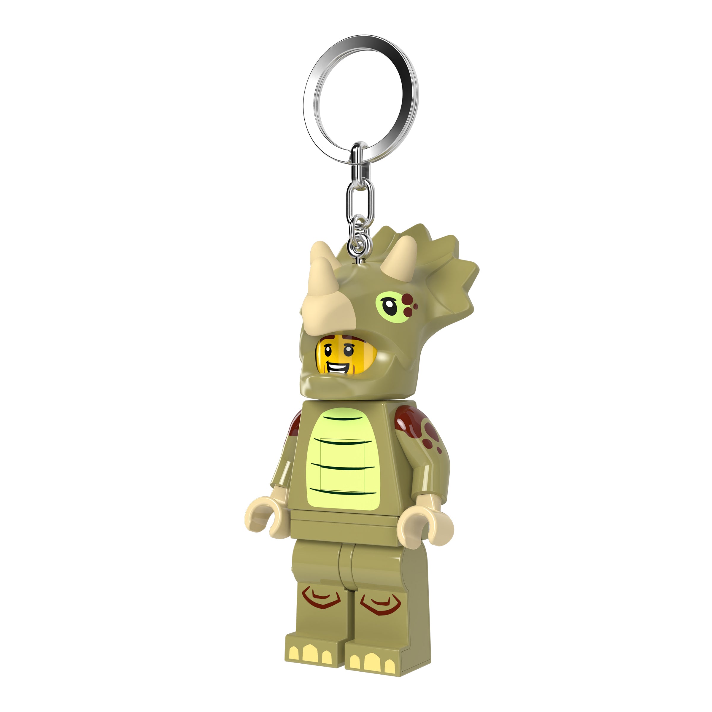 LEGO® Minifigures™ Keychain Light Triceratops Costume Fan
