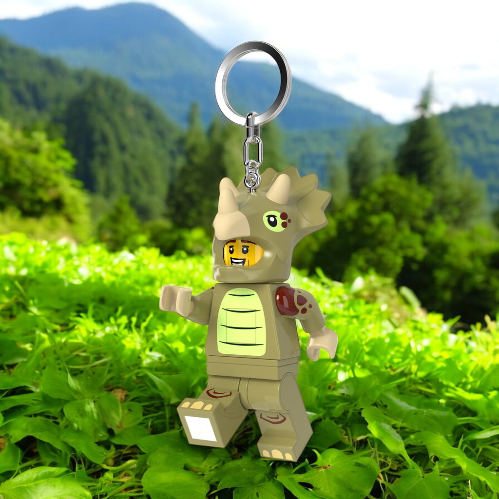 LEGO® Minifigures™ Keychain Light Triceratops Costume Fan