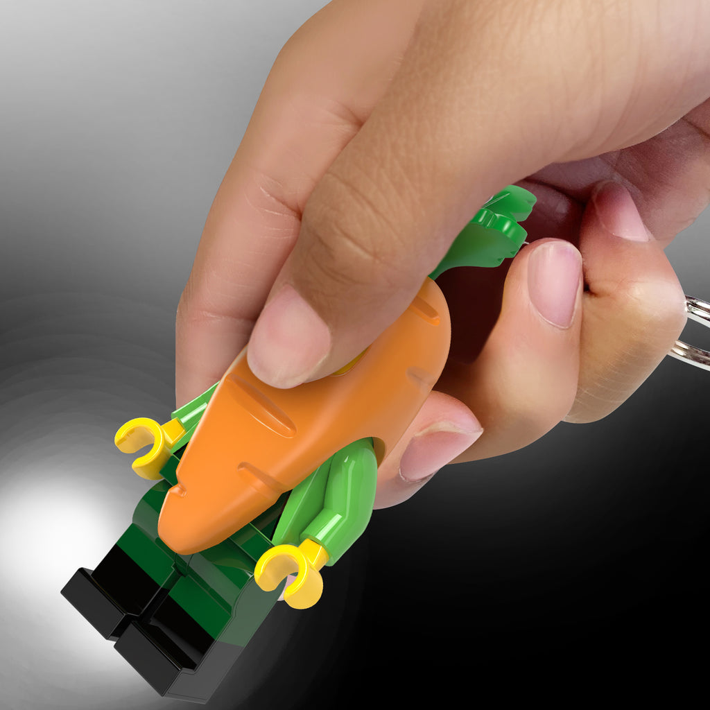 LEGO Minifigures Keychain Light Carrot Mascot