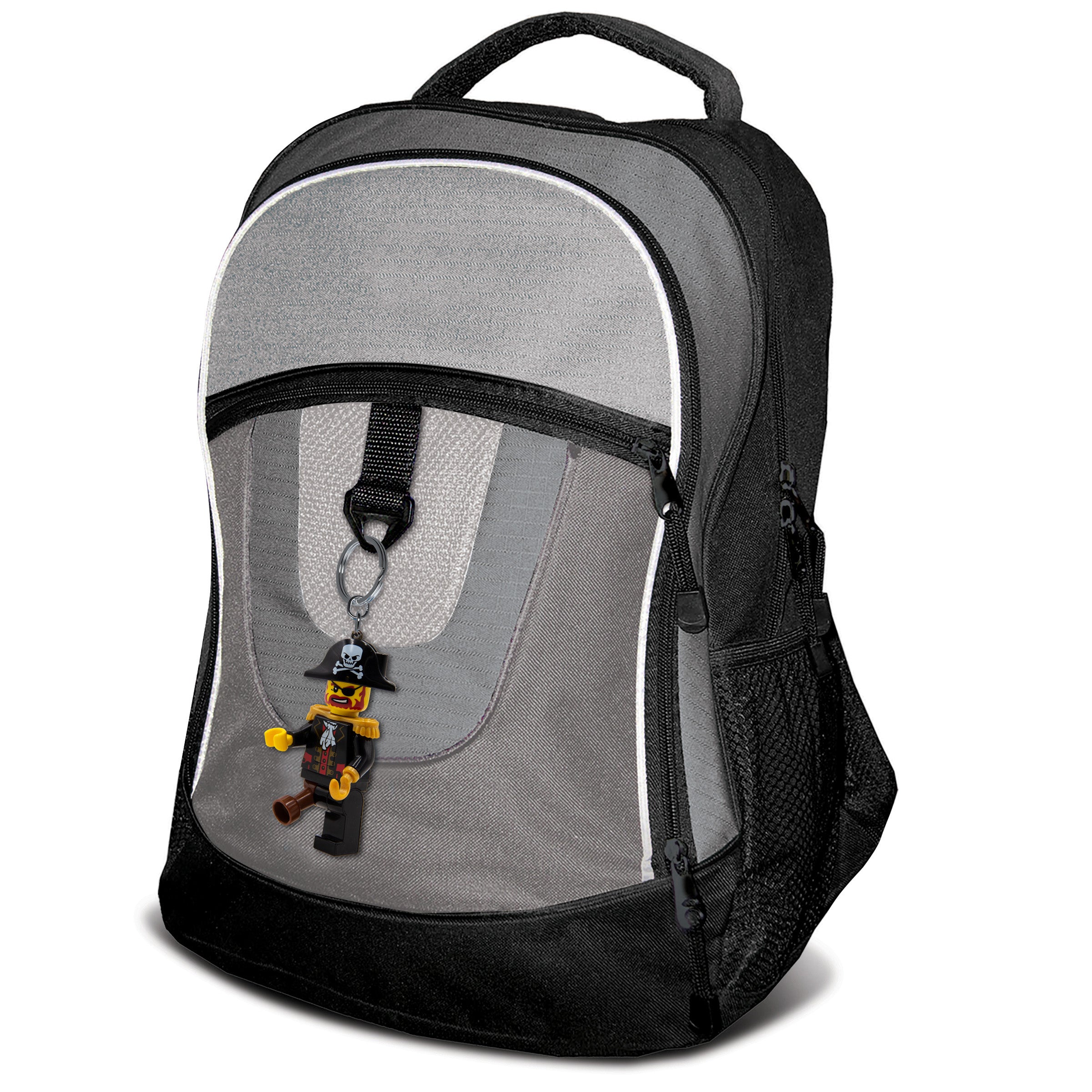 LEGO CLASSIC CAPTAIN BRICKBEARD KEYCHAIN LIGHT ON HANG TAG