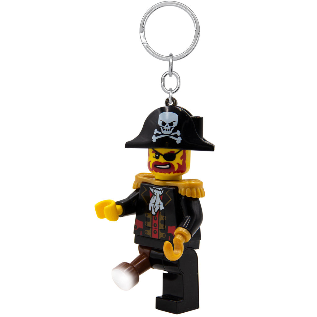 LEGO CLASSIC CAPTAIN BRICKBEARD KEYCHAIN LIGHT ON HANG TAG