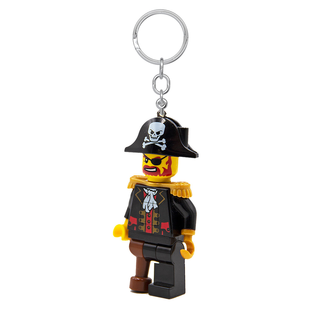 LEGO CLASSIC CAPTAIN BRICKBEARD KEYCHAIN LIGHT ON HANG TAG