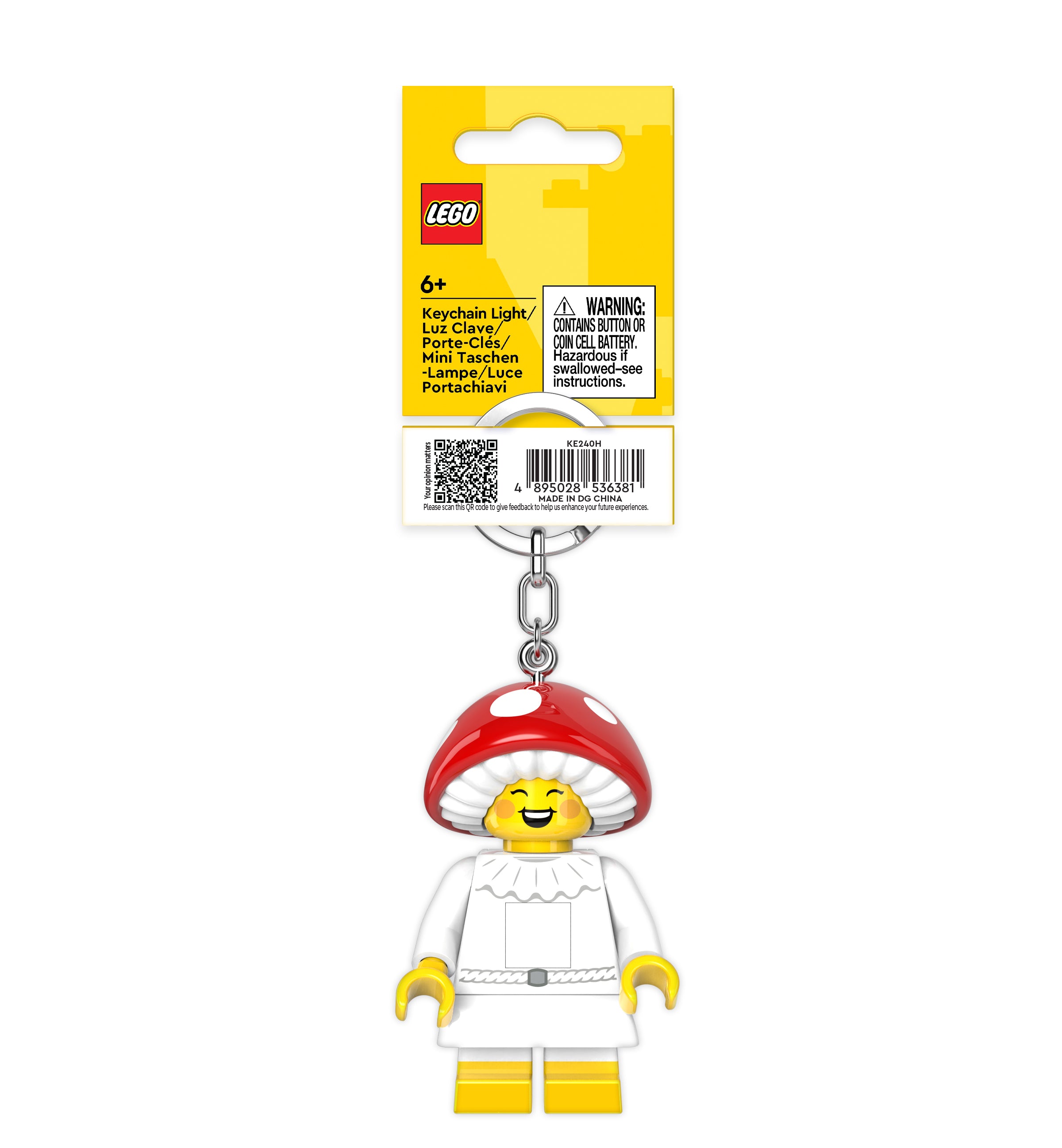 LEGO Minifigures Keychain Light Mushroom Sprite