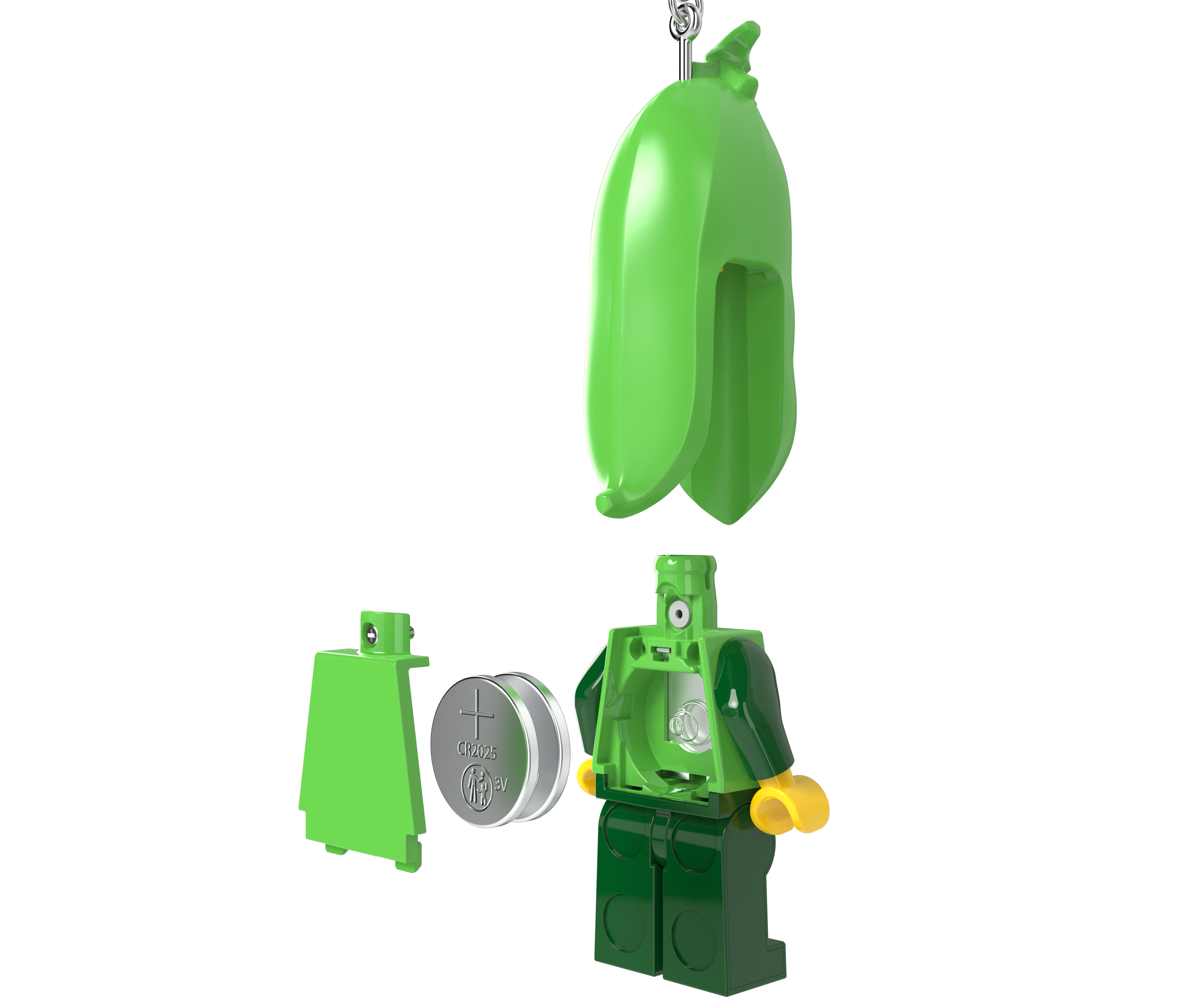 LEGO Minifigures Keychain Light Peapod Costume Girl