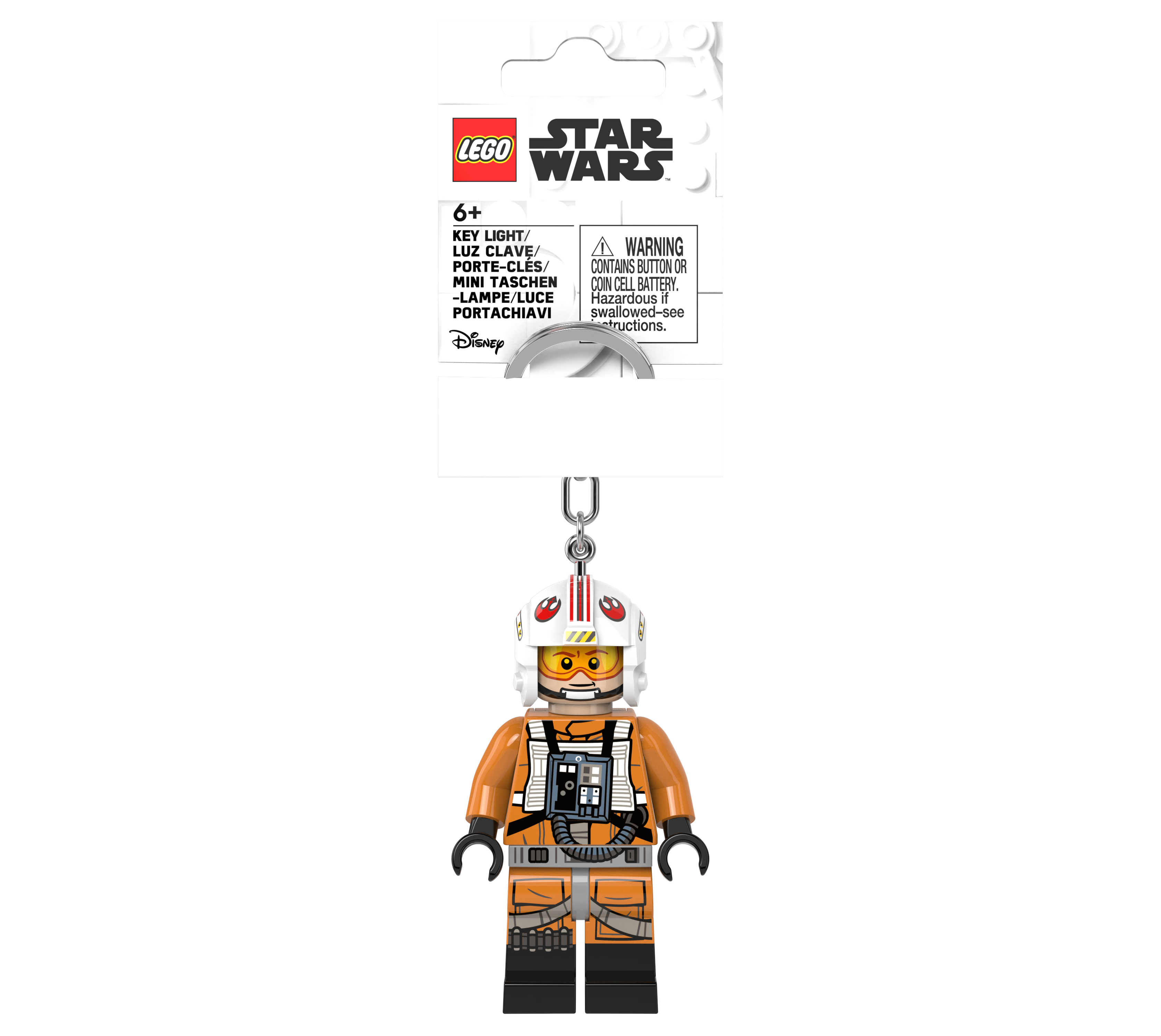 LEGO Star Wars Keychain Light Luke Skywalker Pilot