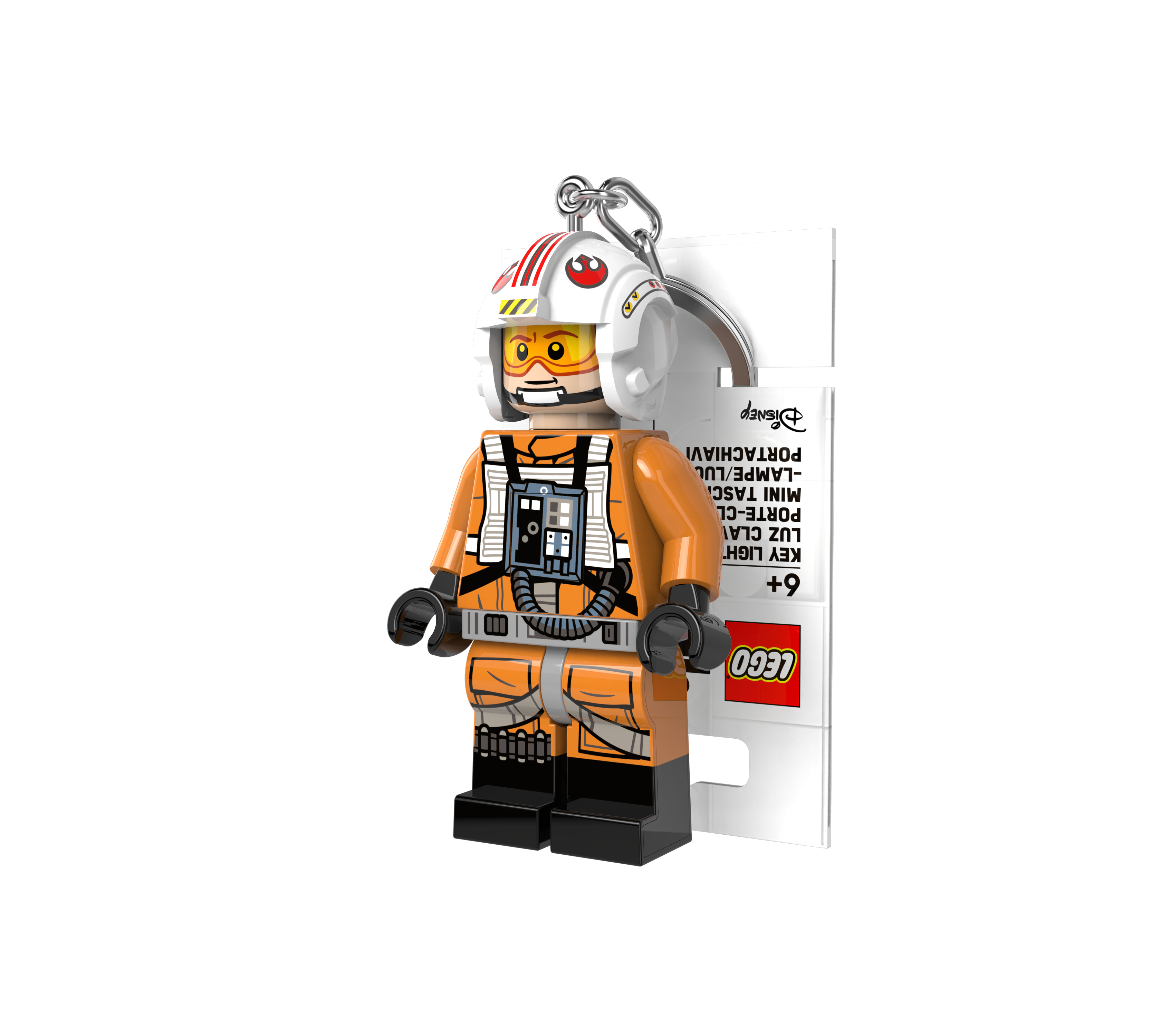LEGO Star Wars Keychain Light Luke Skywalker Pilot