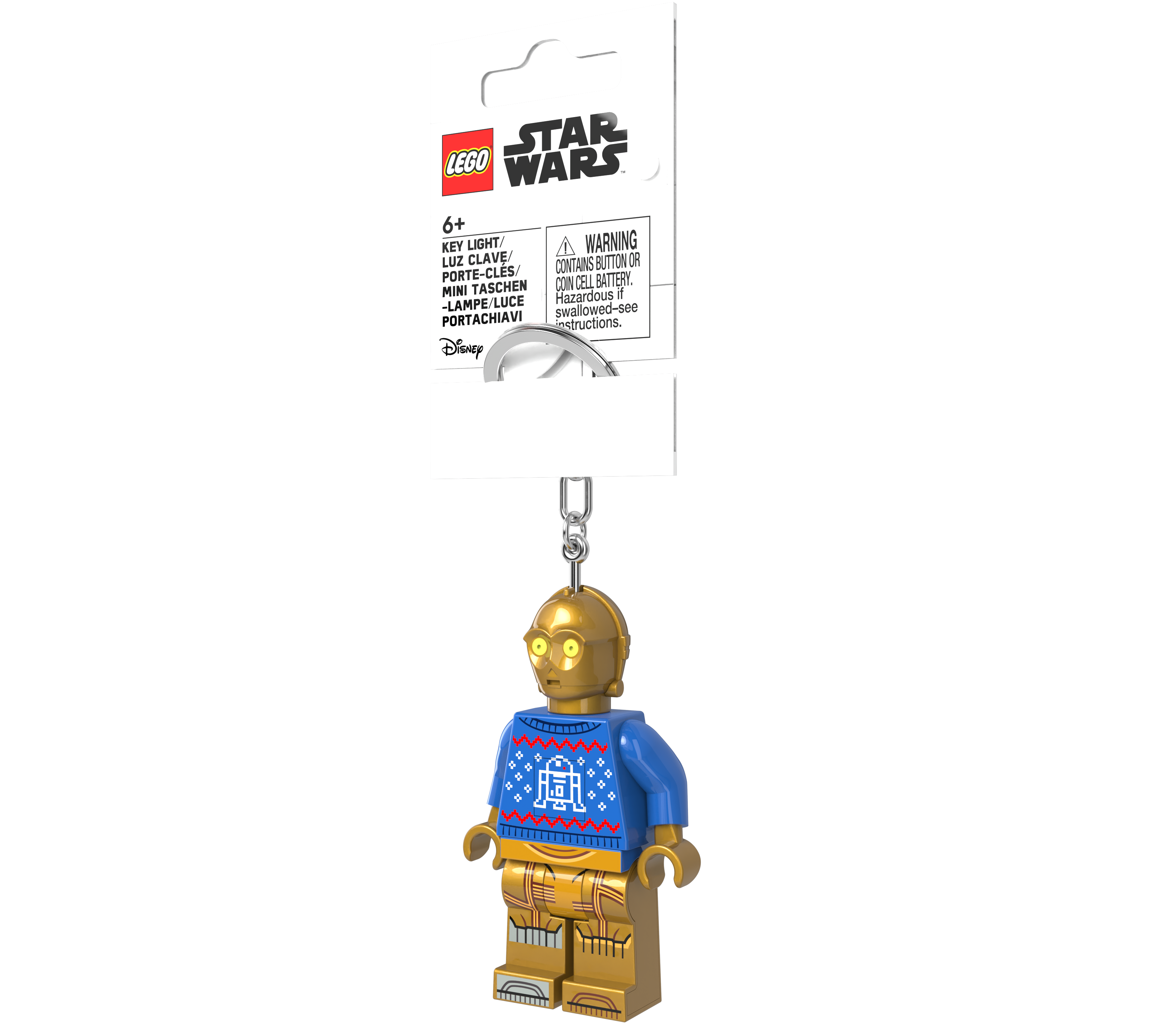 LEGO Star Wars Keychain Light C-3PO Holiday