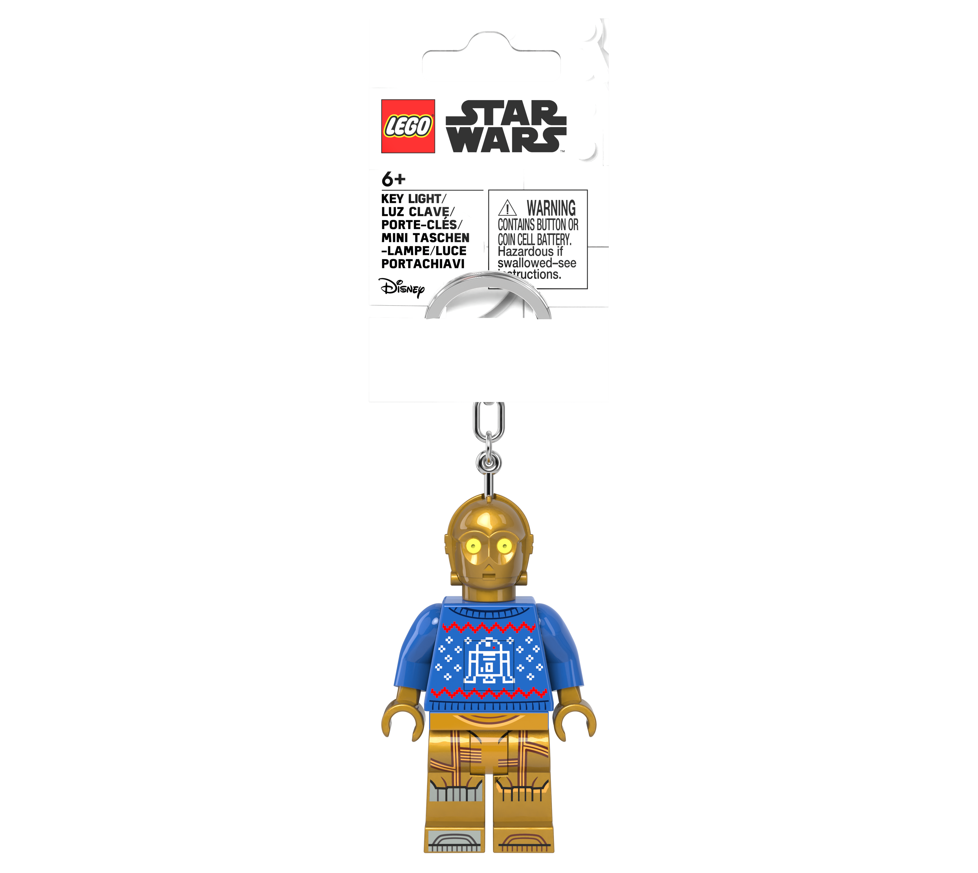 LEGO Star Wars Keychain Light C-3PO Holiday