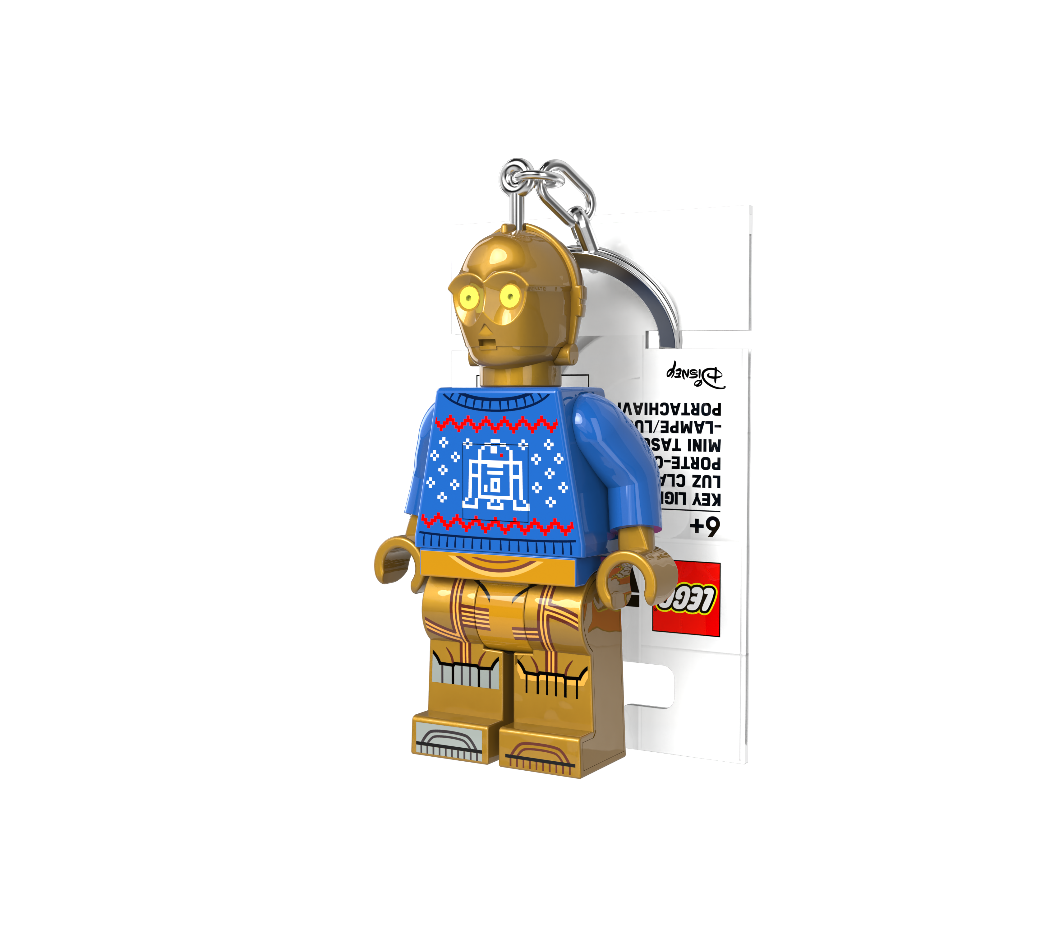 LEGO Star Wars Keychain Light C-3PO Holiday
