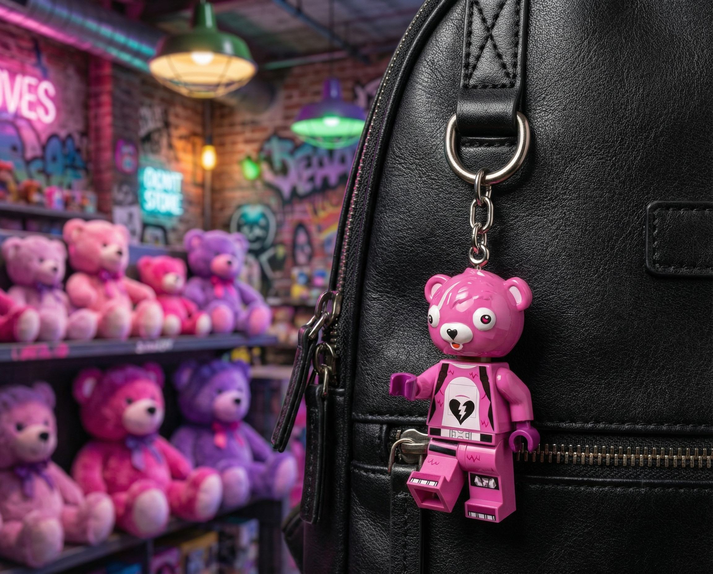 LEGO FORTNITE Keychain Light- Cuddle Team Leader