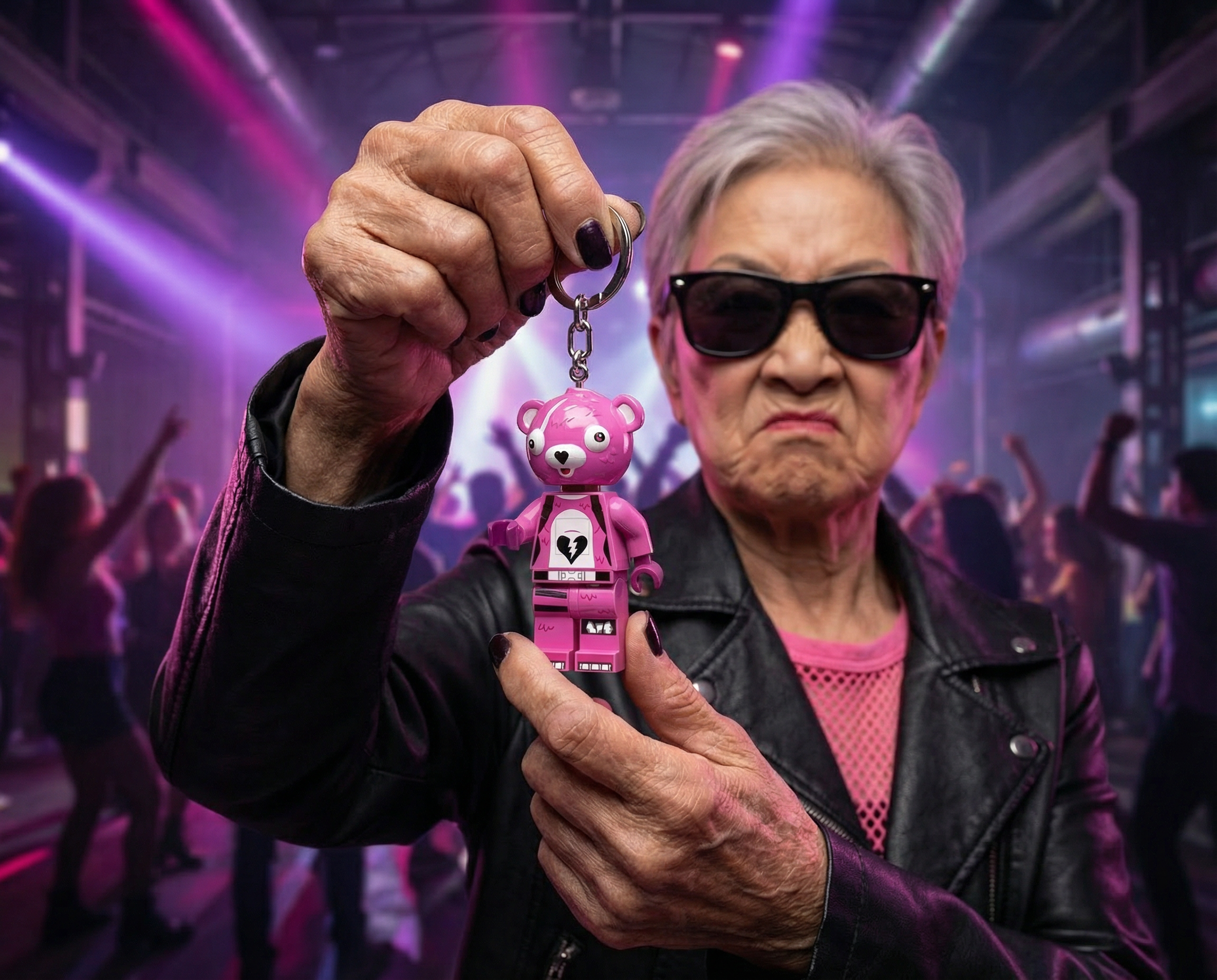 LEGO FORTNITE Keychain Light- Cuddle Team Leader