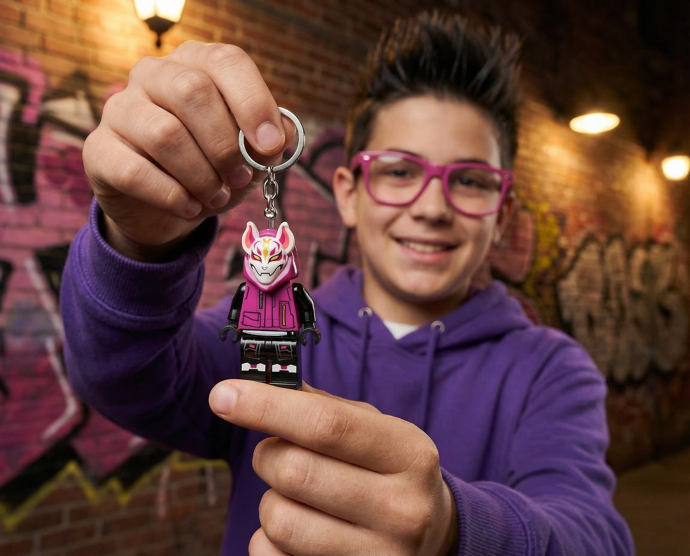 LEGO FORTNITE Keychain Light Drift