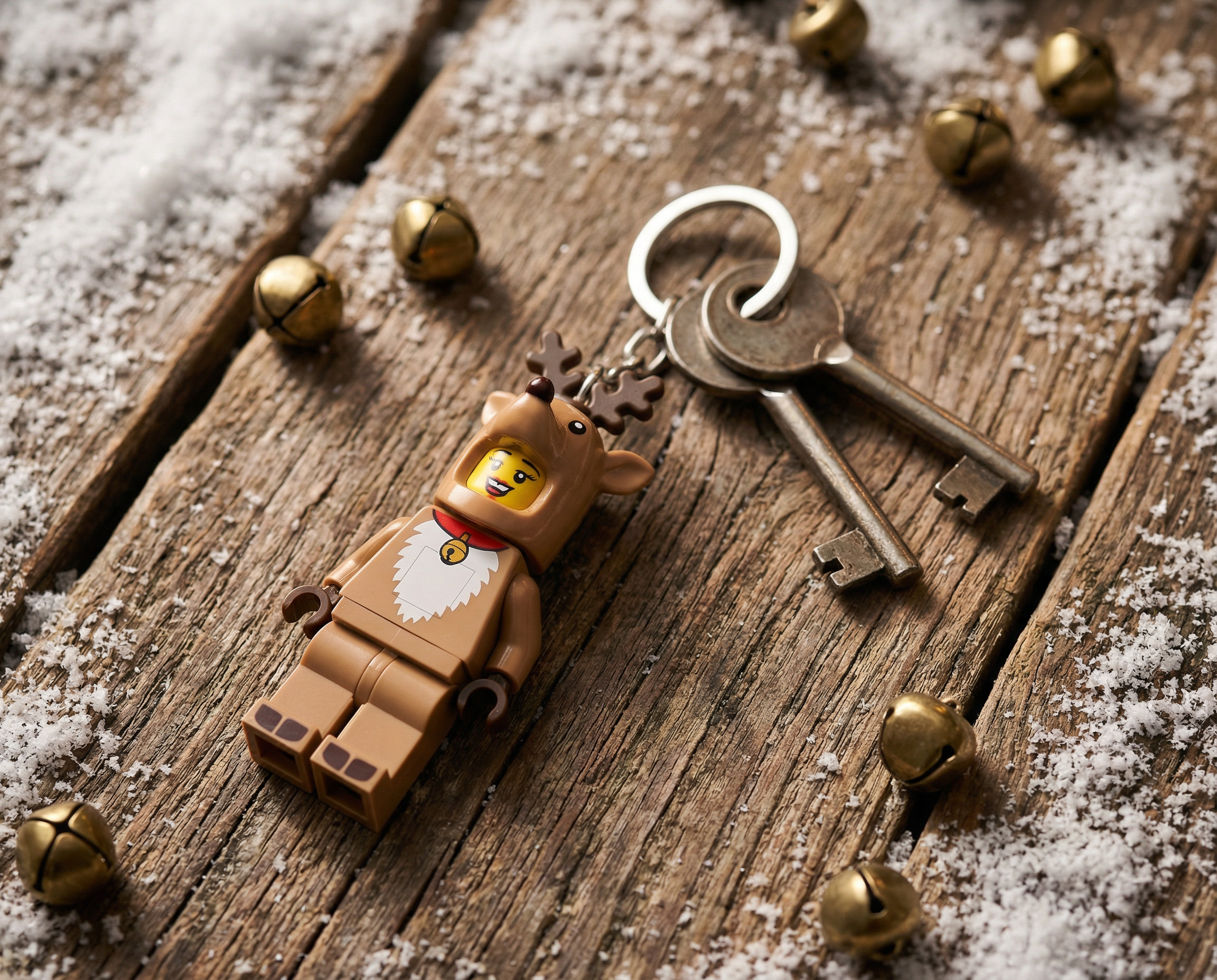 LEGO Minifigures Keychain Light Reindeer Costume