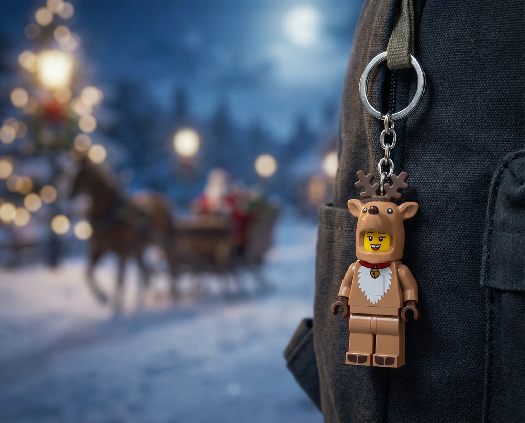 LEGO Minifigures Keychain Light Reindeer Costume
