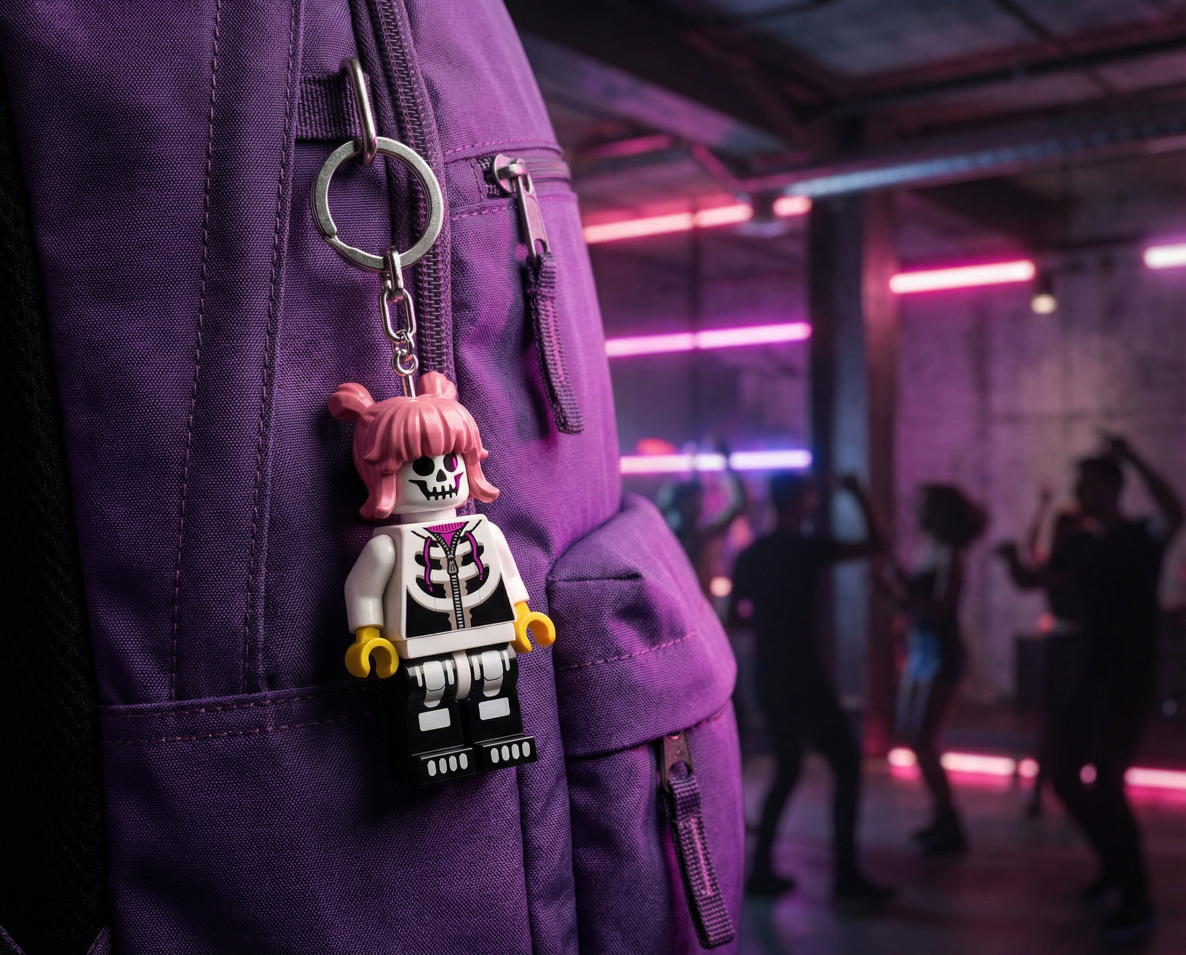 LEGO Minifigures Keychain Light Skeleton Girl