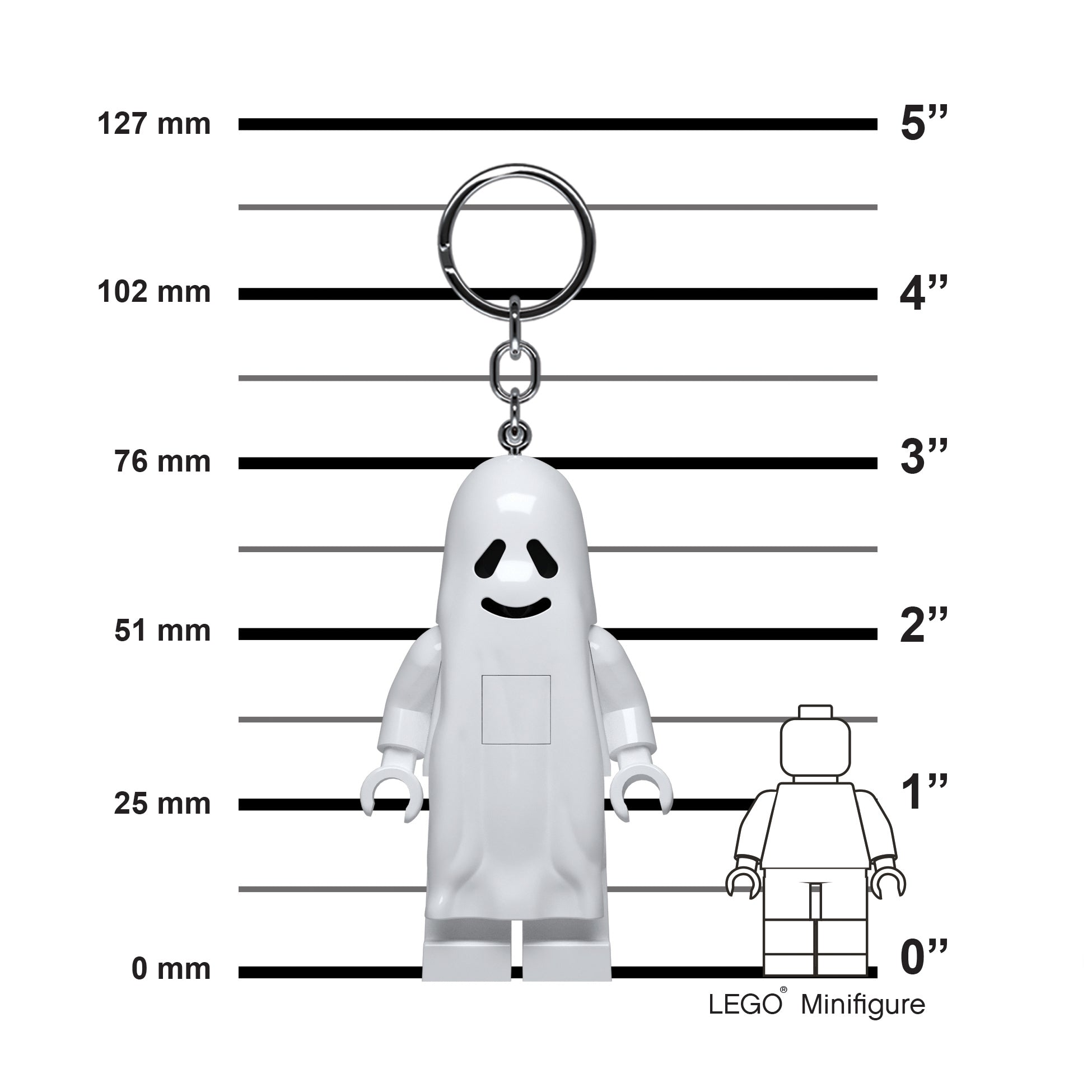 LEGO ICONIC GHOST KEYCHAIN LIGHT