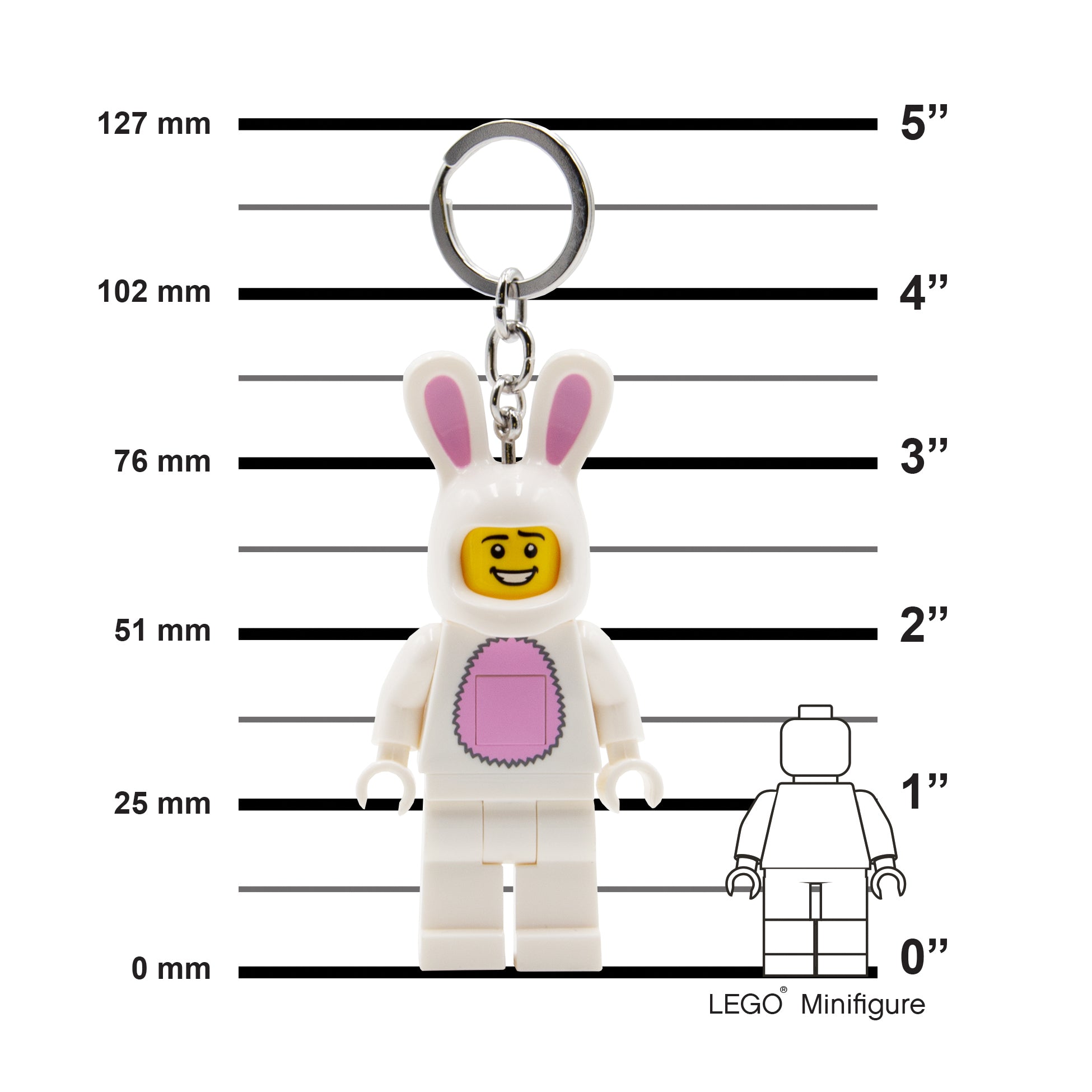 LEGO ICONIC BUNNY KEYCHAIN LIGHT