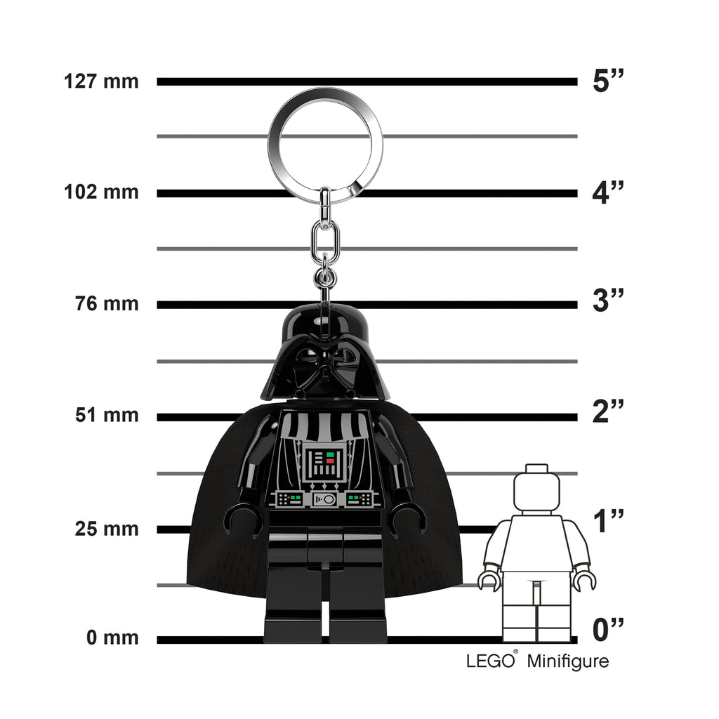 LEGO STAR WARS DARTH VADER KEYCHAIN LIGHT ON HANG TAG
