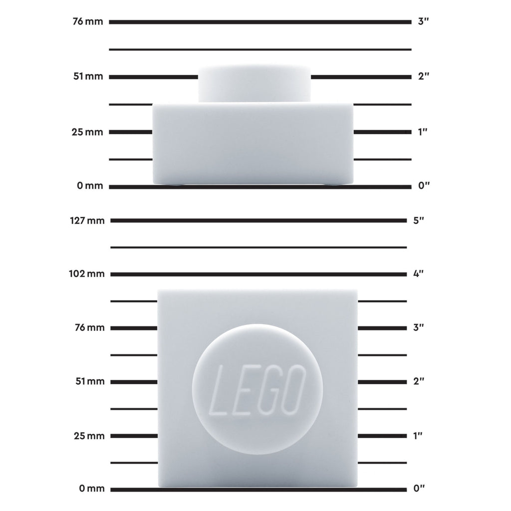 LEGO Iconic 1x1 Plate Night Light - White
