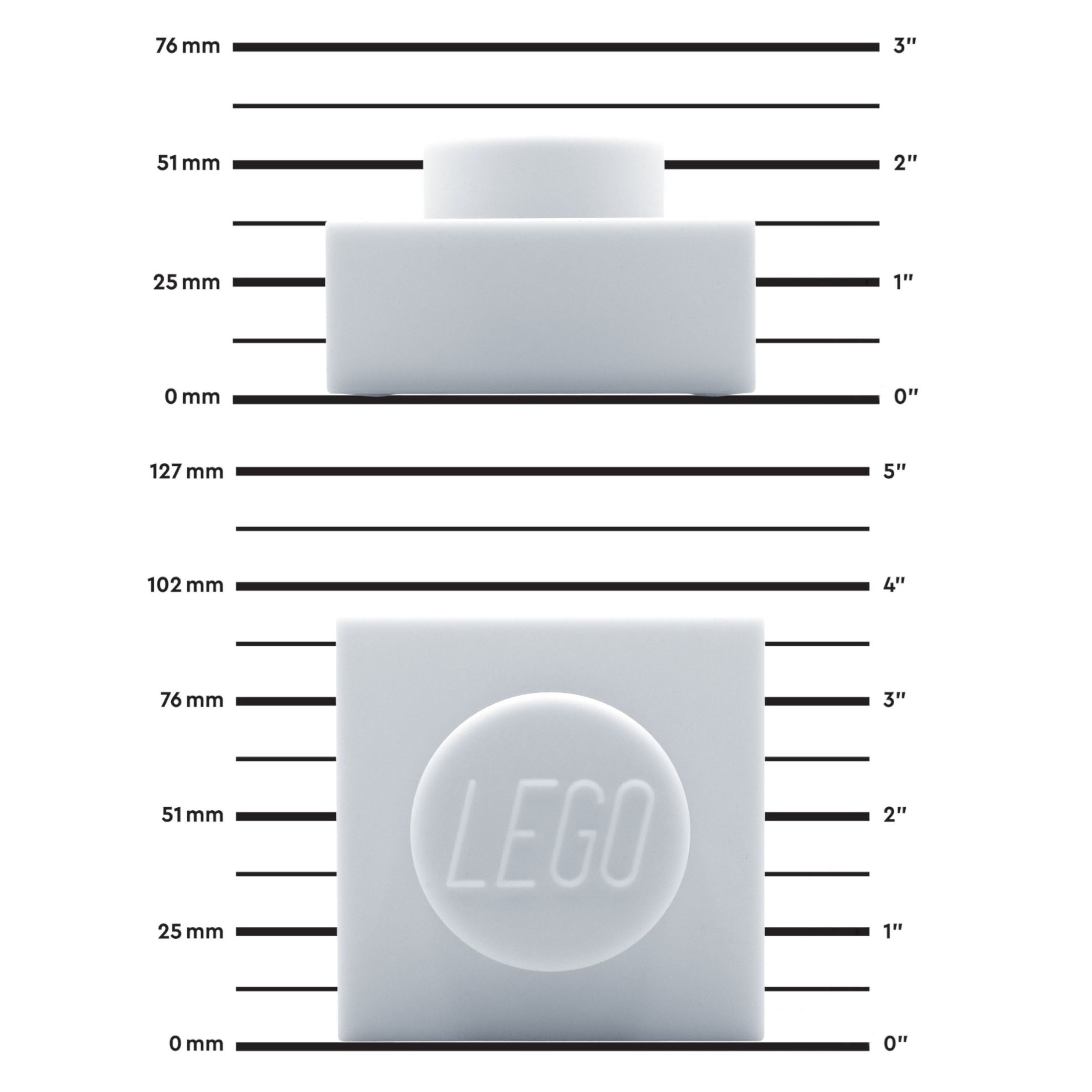 LEGO Iconic 1x1 Plate Night Light - White