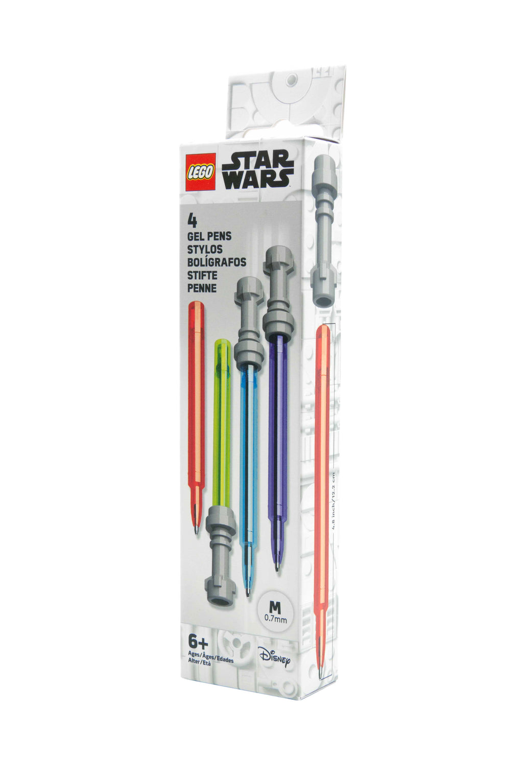 LEGO STAR WARS Lightsaber  Gel Pen 4 Pack