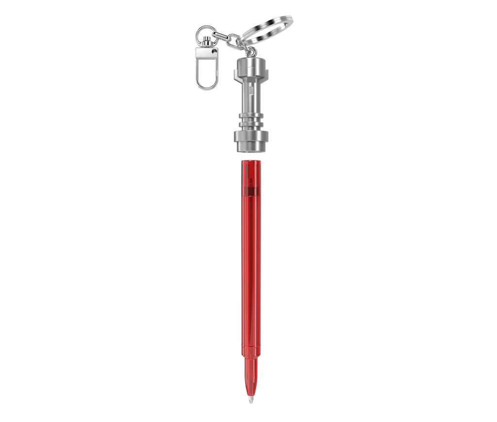 LEGO STAR WARS LIGHTSABER GEL PEN  WITH CLIP - RED