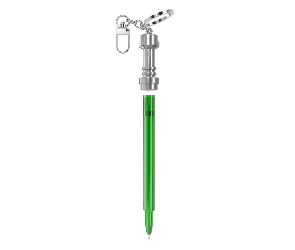 LEGO STAR WARS LIGHTSABER GEL PEN  WITH CLIP - Lime