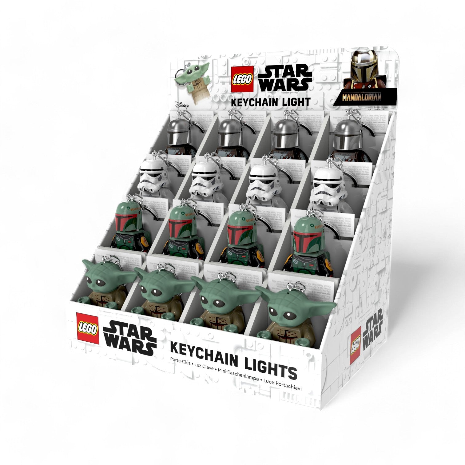 LEGO® STAR WARS™ THE MANDALORIAN™ Keychain Light CDU 16ct