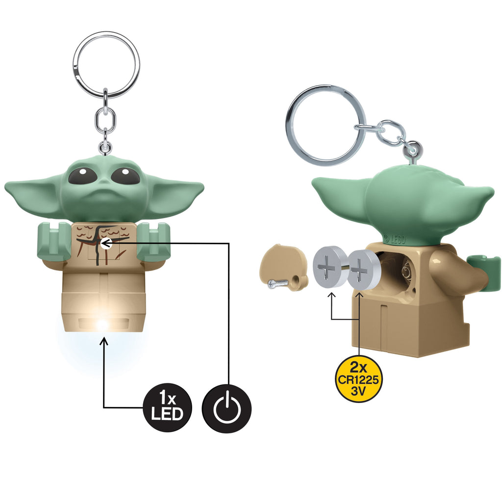 LEGO STAR WARS THE MANDALORIAN GROGU KEYCHAIN LIGHT