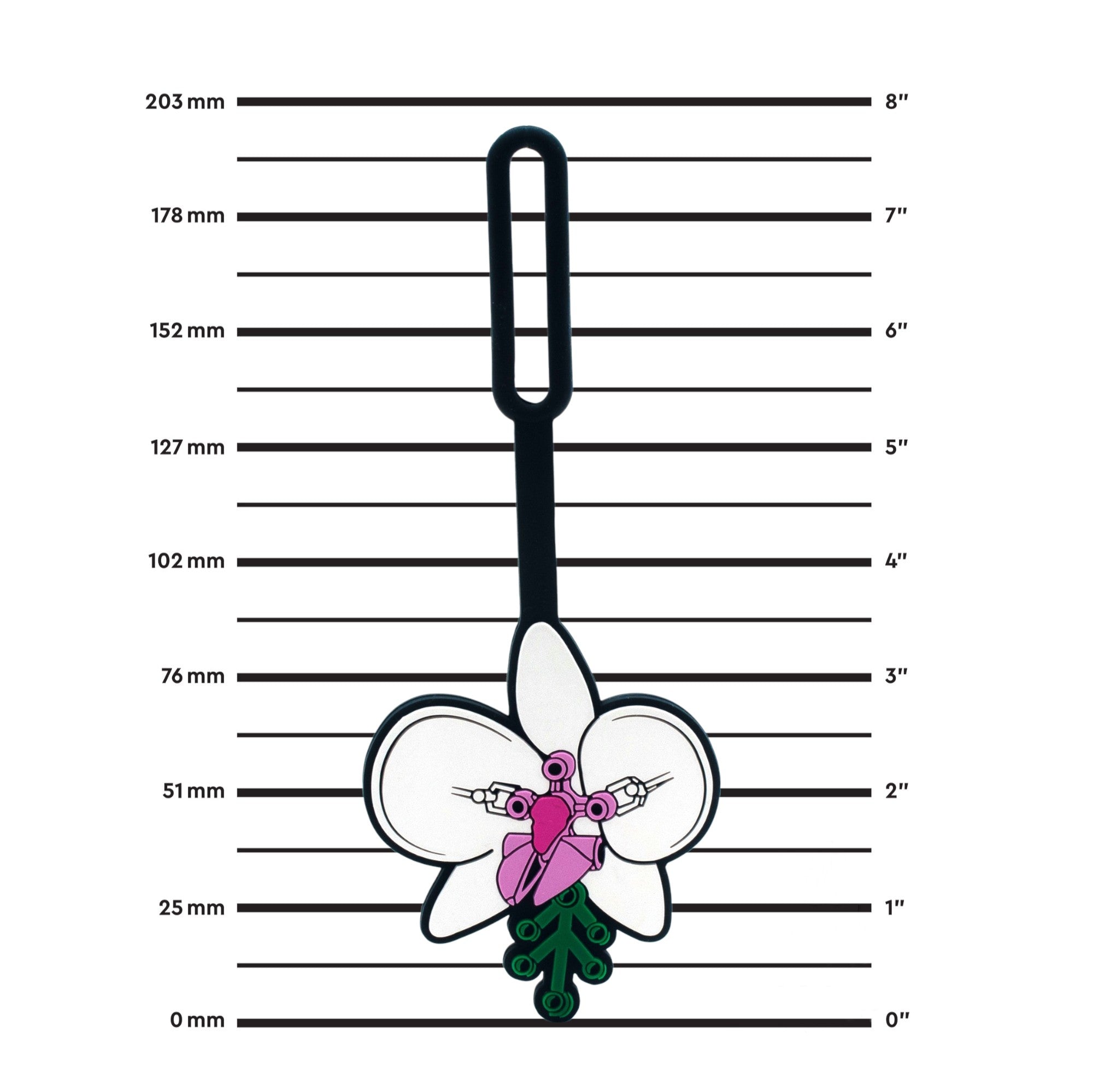 LEGO Botanicals Orchid Bag tag