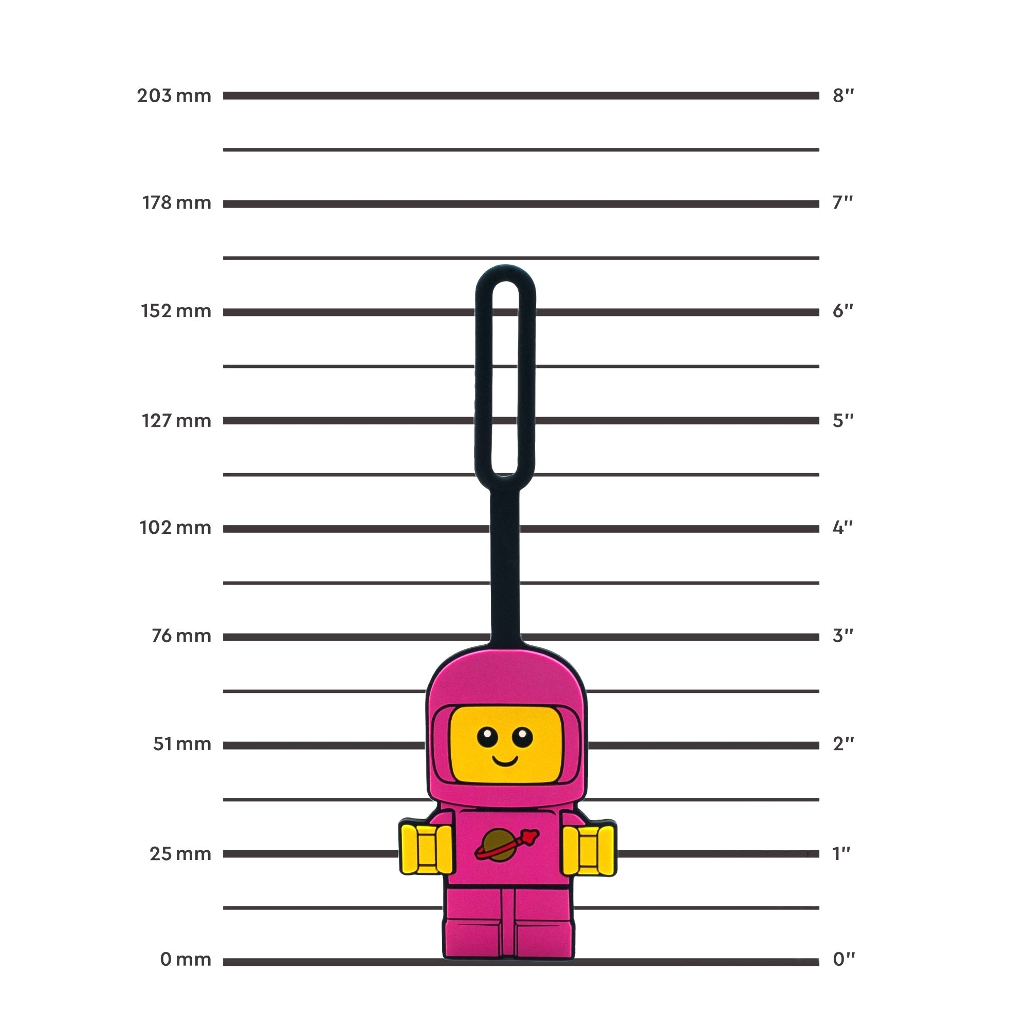 LEGO Pink Space Baby Bag Tag
