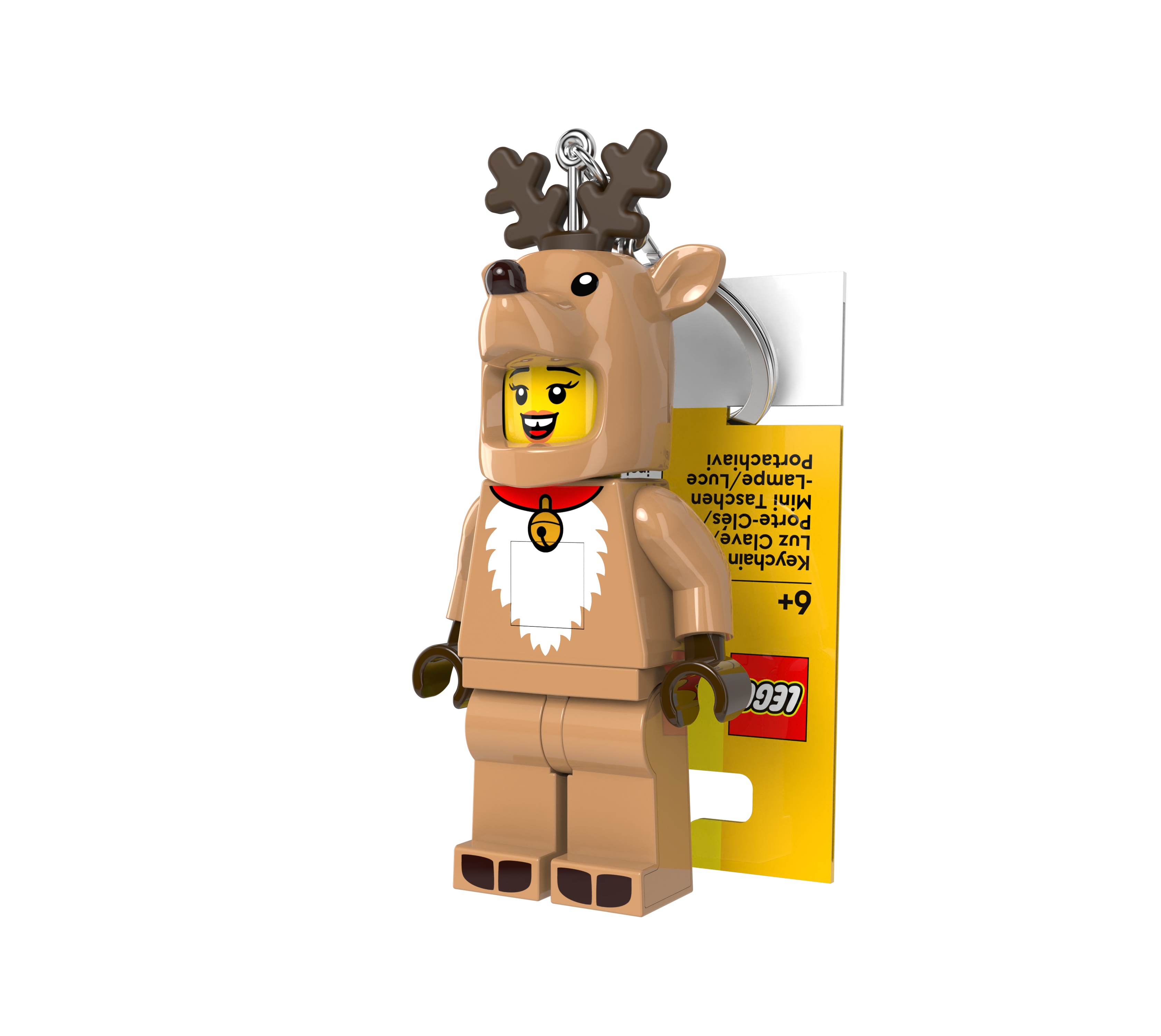LEGO Minifigures Keychain Light Reindeer Costume