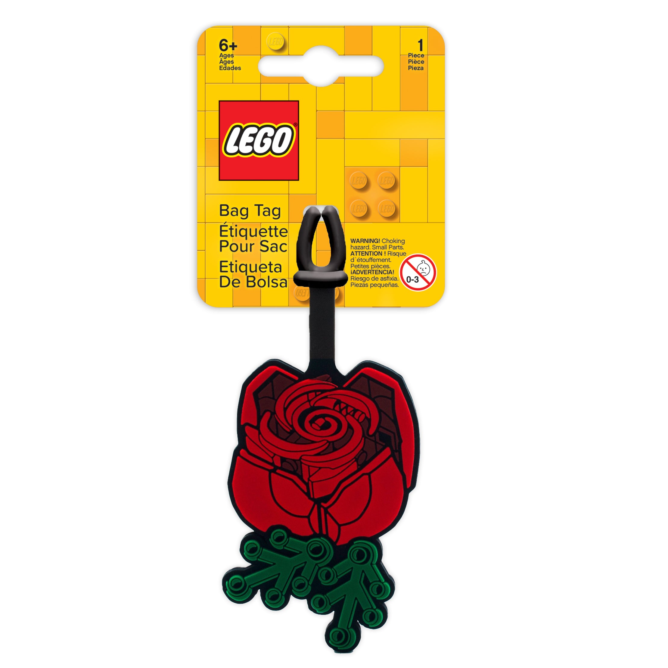 LEGO Botanicals Rose Bag Tag