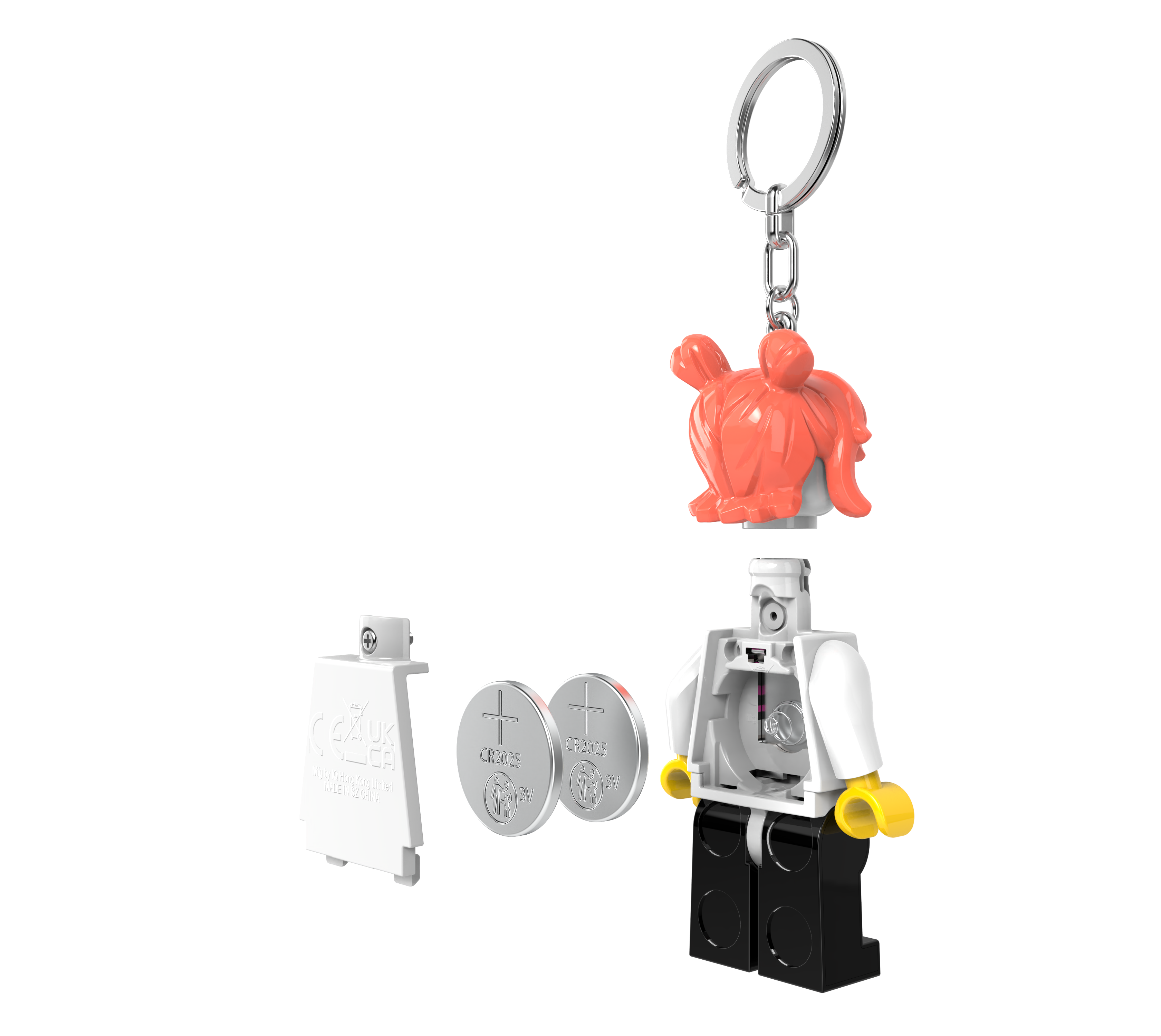 LEGO Minifigures Keychain Light Skeleton Girl